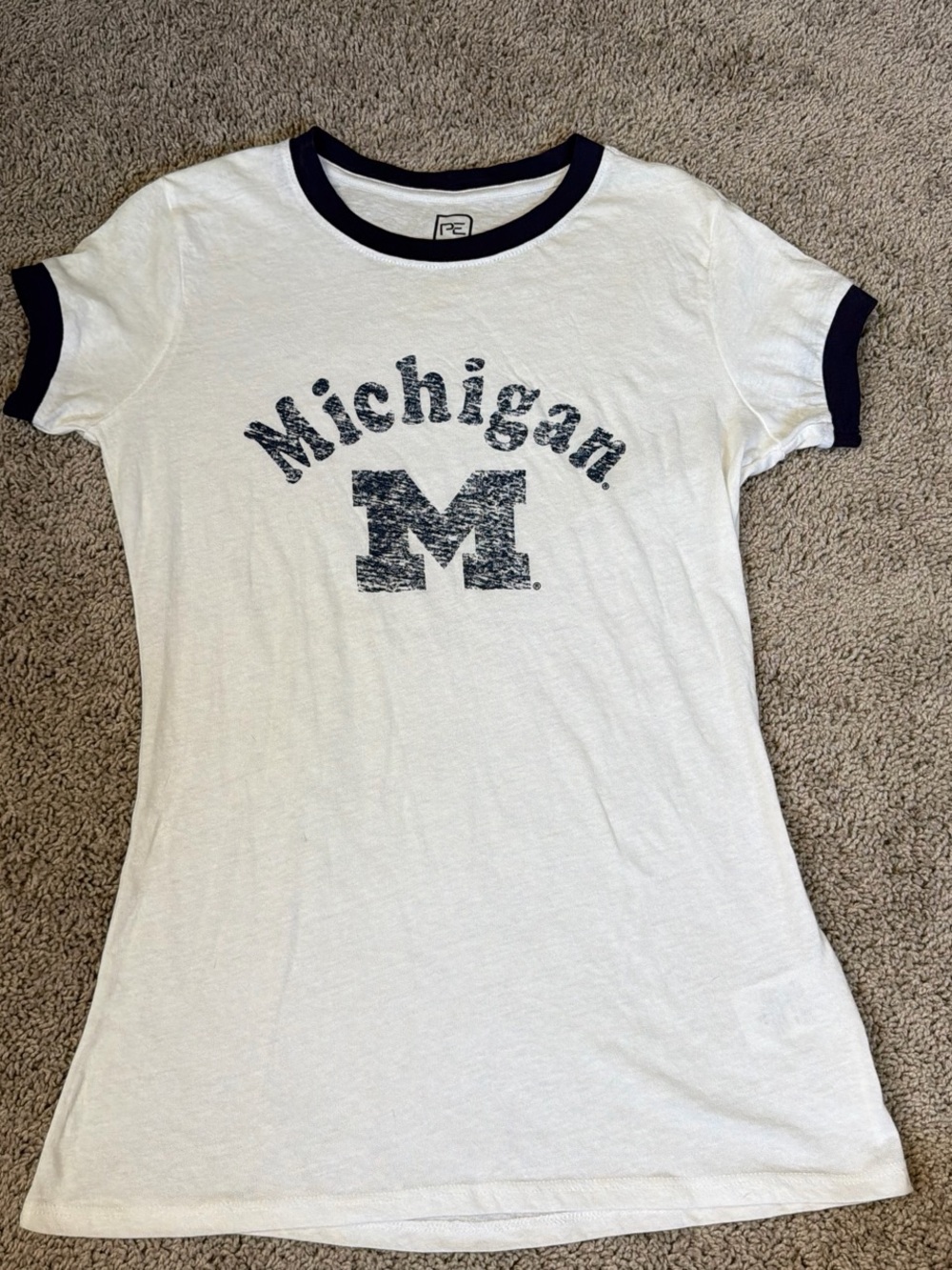 Knights Apparel ProEdge Logo Tee in White and Black